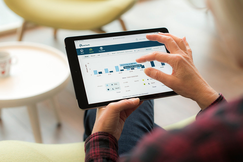 Consulting meter readings via 'Mijn Fluvius'