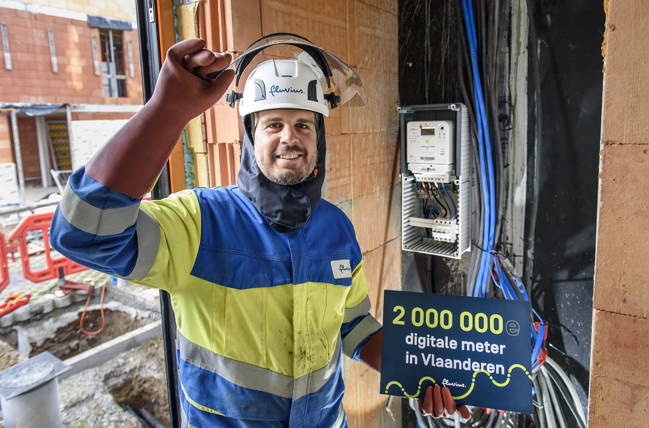 Fluvius installed 2 million digital meters in Flanders