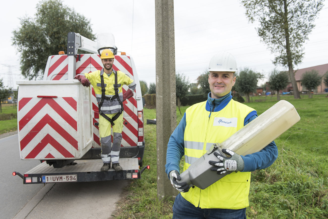 Verwerken armaturen openbare verlichting (OV) via maatwerkbedrijf